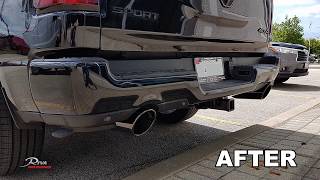 2019 RAM New Body Borla Exhaust install [upl. by Royall]