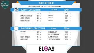 Ingleburn RSL Cricket Club v Old Boys Cricket Club [upl. by Ula732]