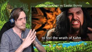 Genghis Khan vs Easter Bunny Epic Rap Battles of History ReactionBreakdown [upl. by Innep132]