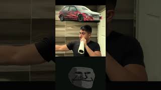 JDM VACOLA HARD☠ SOUND IN CAR  TROLL FACE EDIT short [upl. by Annaor830]