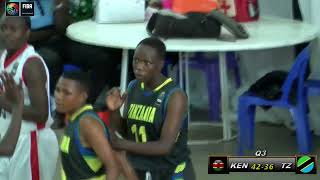 Kenya VS Tanzania Women FIBA U18 2024 Zone V Qualifier Highlights [upl. by Grew]