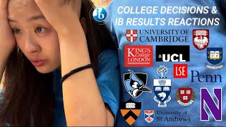 COLLEGE DECISIONS  IB RESULTS REACTION 2023 ivies t10s northwestern jhu uk cambridge hk intl [upl. by Neesay243]