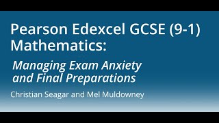 Managing exam stress and anxiety within GCSE maths [upl. by Fortin]