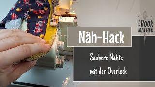 Absolut saubere Nähte mit der Overlock nähen [upl. by Amari]