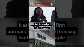 Nashville opens first permanent supportive housing for homeless people [upl. by Frydman621]