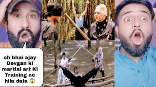 Jigar Movie  Ajay Devgan Martial Art Training Scene  Pakistani Reaction [upl. by Ashjian]