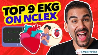 EKG Rhythms  Top Tested NCLEX Review  How To Interpret [upl. by Rosemari]