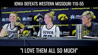 Iowas Teagan Mellegni Loves Her Team hawkeyes [upl. by Pich]