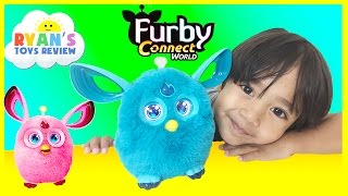 Furby Connect toy for Kids Unboxing and Playtime with Ryan ToysReview [upl. by Neu]