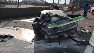 Porsche GT3rs crash compilation [upl. by Shermy390]