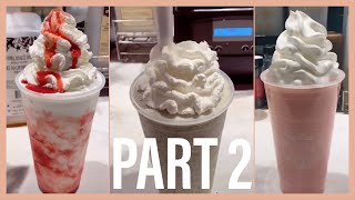 Making Starbucks drinks Part 2  Tiktok compilation [upl. by Edelson]