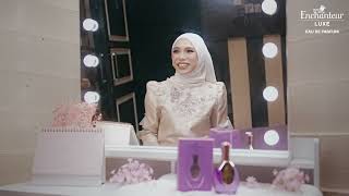 Enchanteur Luxe Violette EDP  Luxeurious Raya with Iman Troye [upl. by Alimrahs]