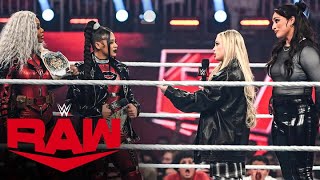 Bianca Belair and Jade Cargill crash Liv Morgans celebration Raw highlights Nov 4 2024 [upl. by Ennovaj]