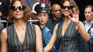 Halle Berry outside Good Morning America [upl. by Eustace112]