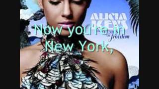 Empire State of Mind Part II Broken Down Lyrics  Alicia Keys [upl. by Bahr]