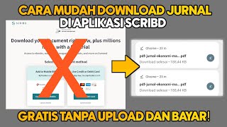 cara download file di scribd tanpa upload gratis scribd [upl. by Lavern]