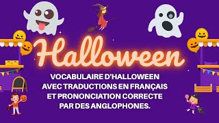 Vocabulaire dhalloween en anglais [upl. by Sined]