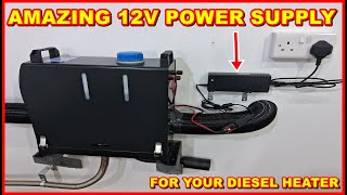 EASY FIT DIESEL HEATER 12v mains power supply NO COMPLICATED WIRING TO DO PLUG AND PLAY Heating Home [upl. by Aihsined]