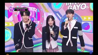 SBS INKIGAYO MC YUJIN LEESEO AND SEONGHYUN [upl. by Fran]