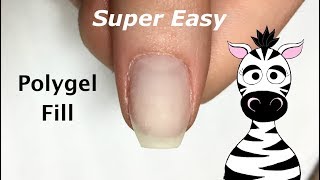 Gelish Polygel Fill Nail Enhancement Tutorial [upl. by Remos3]