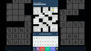 DAILY THEMED CROSSWORD FOR SATURDAY RETRO SATURDAY [upl. by Kcirrek]