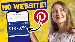 Make 1370 Per WEEK With Pinterest Affiliate Marketing NO WEBSITE [upl. by Swane]