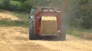 Hesston 4900 Big Square Balers in CoTipperary [upl. by Enneire]