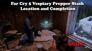 Far Cry 5  Vespiary Prepper Stash  Location and Completion [upl. by Emmerie747]