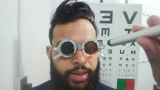 Correction of Astigmatism with Stenopic Slit Trial Box Accessories Dr Saud Javed [upl. by Iman]