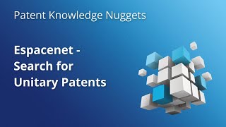 Espacenet – Search for Unitary Patents [upl. by Bordy]