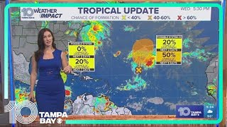 Tracking the Tropics Potential tropical system likely to form in Gulf next week while Gordon could [upl. by Akilam]