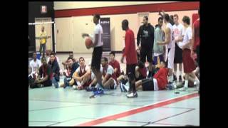 NPH Ontario Showcase Slam Dunk Competition Jalen Griffiths amp Mychal Mulder Put on a Show [upl. by Refannej]