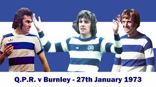 QPR v Burnley  197273 [upl. by Pickar899]