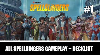 FAREWELL SPELLSLINGERS  All Spellslingers Gameplay with Decklist  Magic Spellslingers 1 [upl. by Oiceladni]