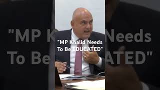 MP Khalid Should RESIGN freecanada mcga canada justintrudeau shorts trending [upl. by Cid]