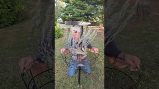 Nick gets mad playing Disc Golf discgolf funny comedy trickshots [upl. by Iaras]