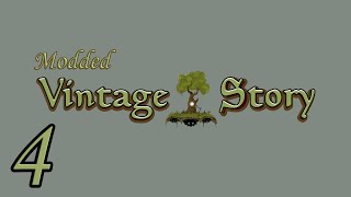 Modded Vintage Story  No Commentary  4 [upl. by Pentha]