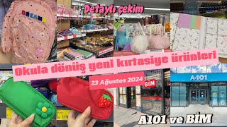 A101 ve BİM 2024 TATLI KIRTASİYE ÜRÜNLERİ detaylı çekim ve seslendirme 📚✏️🎀🌸💖 [upl. by Eimilb]