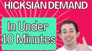 The Ultimate 9 Minute Guide to Hicksian Demand [upl. by Trembly]