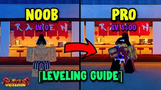 Leveling Guide NOOB TO PRO In Slayers Unleashed [upl. by Vassell]