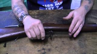 Mauser 187184 Rifle Disassembly Part 2 [upl. by Enylcaj]