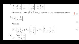 Diagonal  triangular  symmetric matrix  EXRECISE 17 Exam 136  Q 124 [upl. by Husain843]