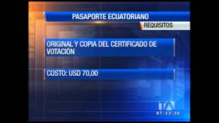 Este es el nuevo formato para el pasaporte ecuatoriano [upl. by Ociredef337]