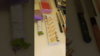 Soft Shell Crab Roll with Tabiko Fish Roe sushiroll food shorts [upl. by Coster634]