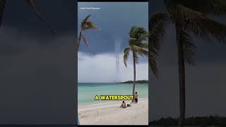 Waterspout 🤯 foryou unfrezzmyaccount [upl. by Pergrim]