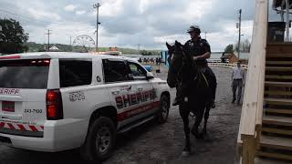 Mounted Patrol Competition at the Hemlock Fair [upl. by Neerac585]