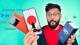 Indias 1st Phone with Powerful Snapdragon 8 Elite  Realme GT 7 Pro [upl. by Nestor518]