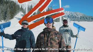 Snowpark Ehrwalder Alm  Shapers Overview [upl. by Irrot]