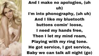 Britney Spears  Phonography lyrics [upl. by Arlen472]