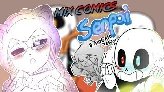 【MIX COMICS UNDERTALE】 【СЭНПАЙЯ ЛЮБЛЮ ТЕБЯ】 [upl. by Oibesue701]